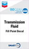 ISOCLEAN Transmission Fluid Smartfill Decal - 3" x 5"