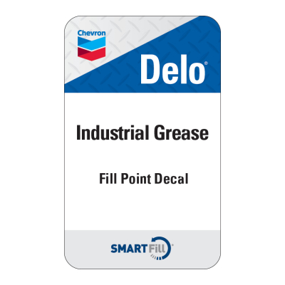 Delo Industrial Grease Smartfill Decal - 3" x 5"