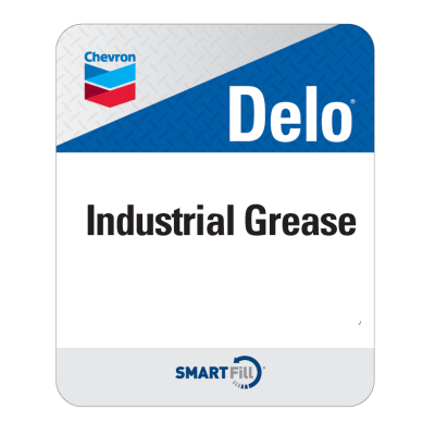 Delo Industrial Grease Smartfill Decal - 7" x 8. 5"