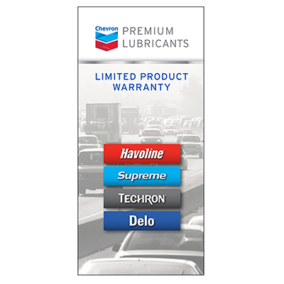 Chevron Product Warranty Brochures