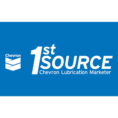 Chevron 1st Source Decal - Blue