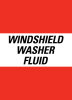 Air, Water or Windshield Washer Fluid Decals - 5" x 7"