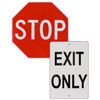 Stop & Exit Directional Signs