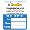 Havoline/Chevron Oil Change CLINGS - Handwritten Print On Demand