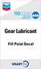ISOCLEAN Gear Lubricant Smartfill Decal - 3" x 5"