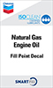 ISOCLEAN Natural Gas Engine Oil Smartfill Decal - 3" x 5"