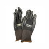 Techron Black Nitrile Gloves w/ Brown Cuff - LG