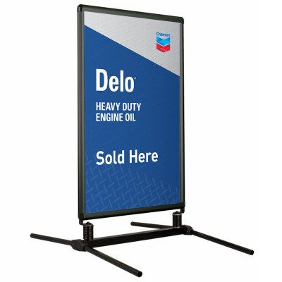 Delo Curb Sign