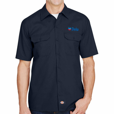 Delo Work Shirt - Navy