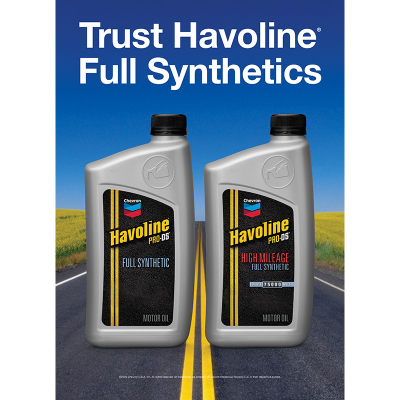 Havoline Curb Sign Sleeve