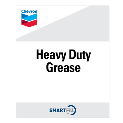 Chevron Heavy Duty Grease Smartfill Decal - 7" x 8. 5"