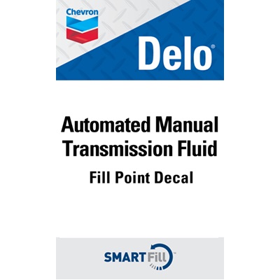 Delo Automated Manual Transmission Fluid Smartfill Decal - 3" x 5"