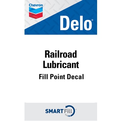 Railroad Lubricant Smartfill Decal