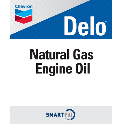 Delo Natural Gas Engine Oil Smartfill Decal - 7" x 8.5"