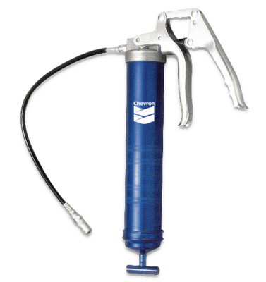 Chevron Branded Lincoln Grease Gun - Pistol Grip Handle ^